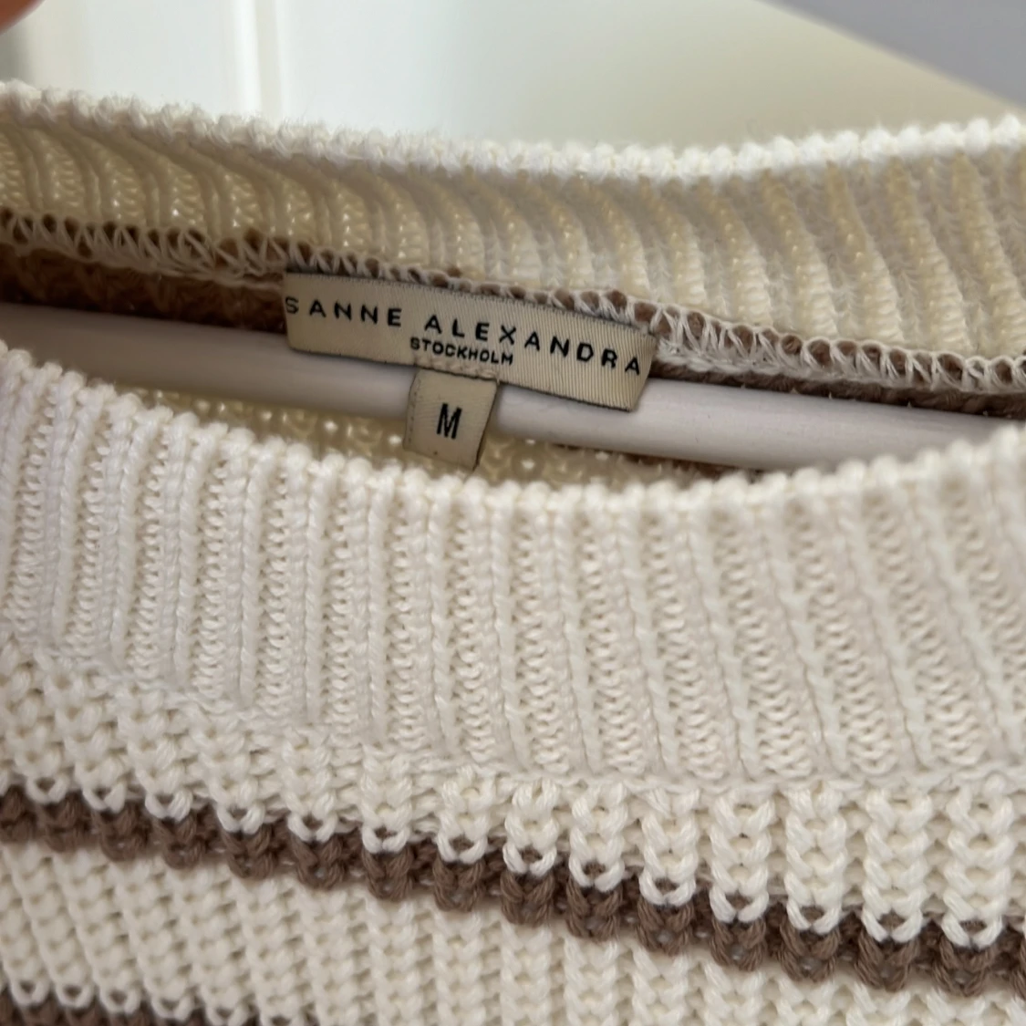 Oversized stickad klänning - 91