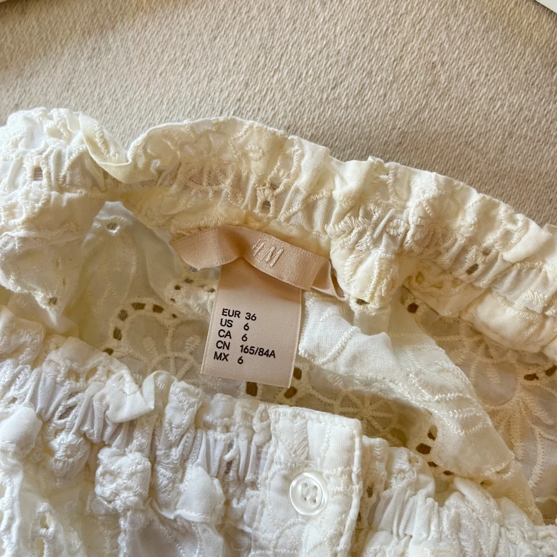 H&M söt croppad topp - 92