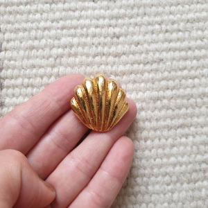 Vintage Brosch / Halsband sea sheel - Kan användas som brosch eller halsband (se bild 4-5)