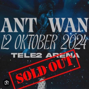 Antwan biljetter - Säljer två sittplatser till Antwan konsert