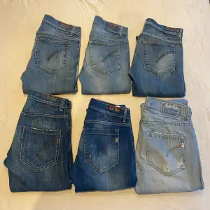 6x dondup jeans - allt från modellerna george till ritchie - storlek: W31-W34 - nyskick 