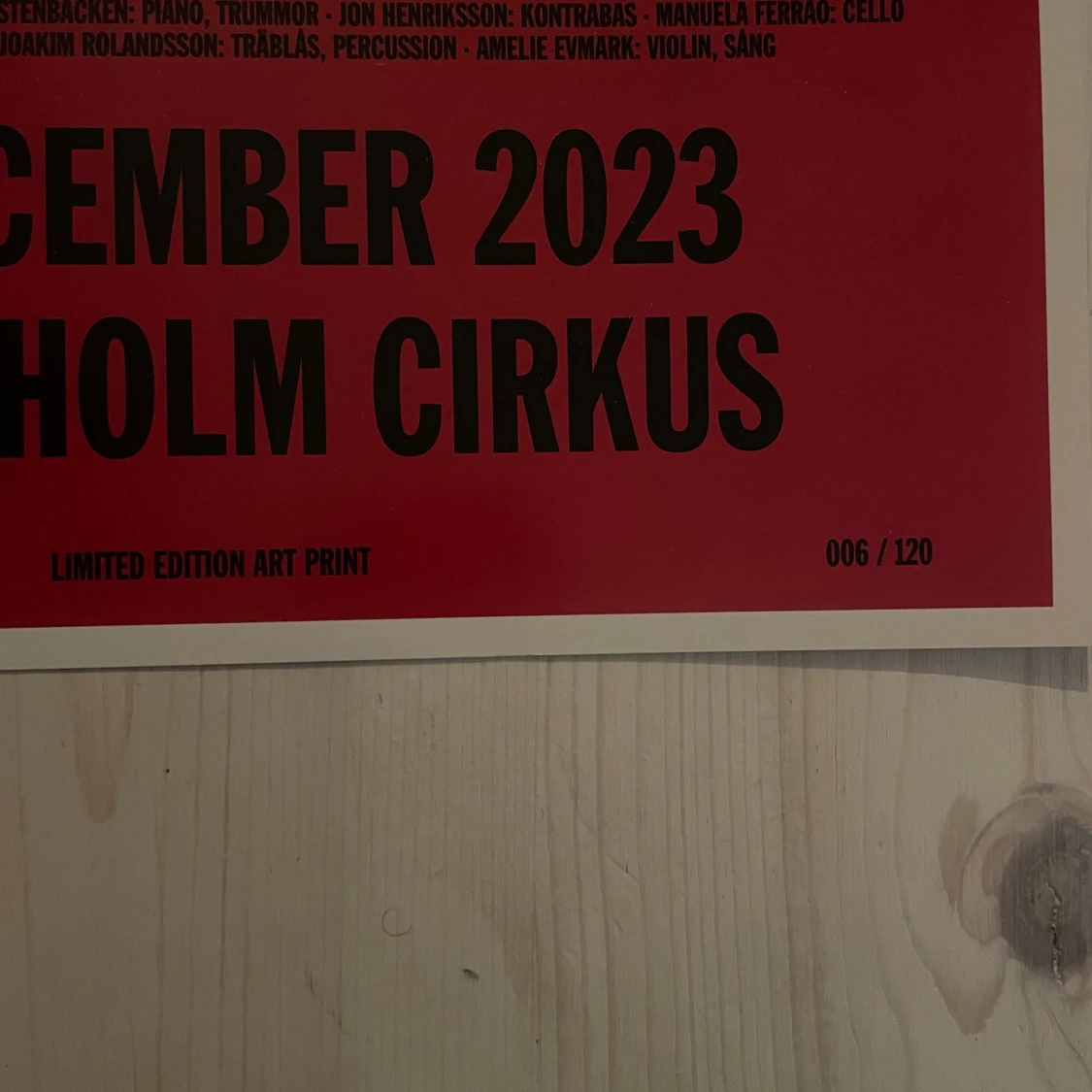 Affisch signerad Albin Lee Meldau - 2