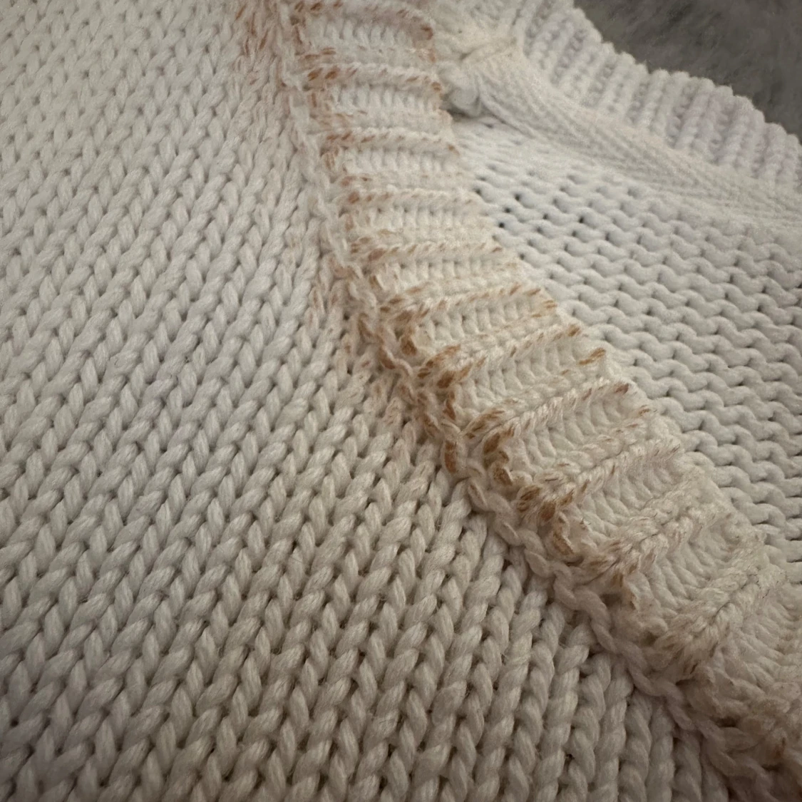 Vit stickad tröja från Lexington - 92