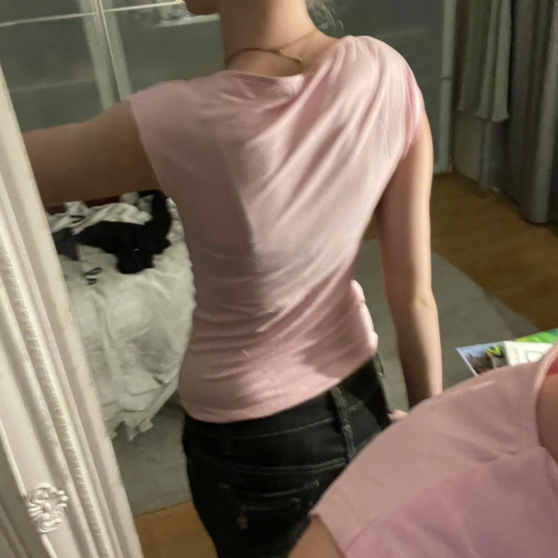 Rosa ärmlös topp - 90