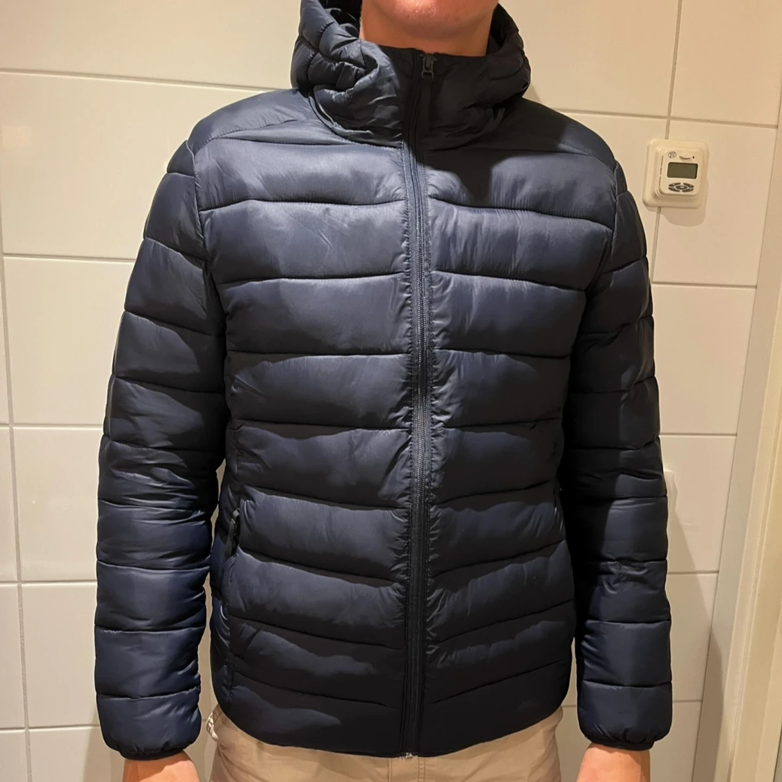 Mörkblå vinterjacka