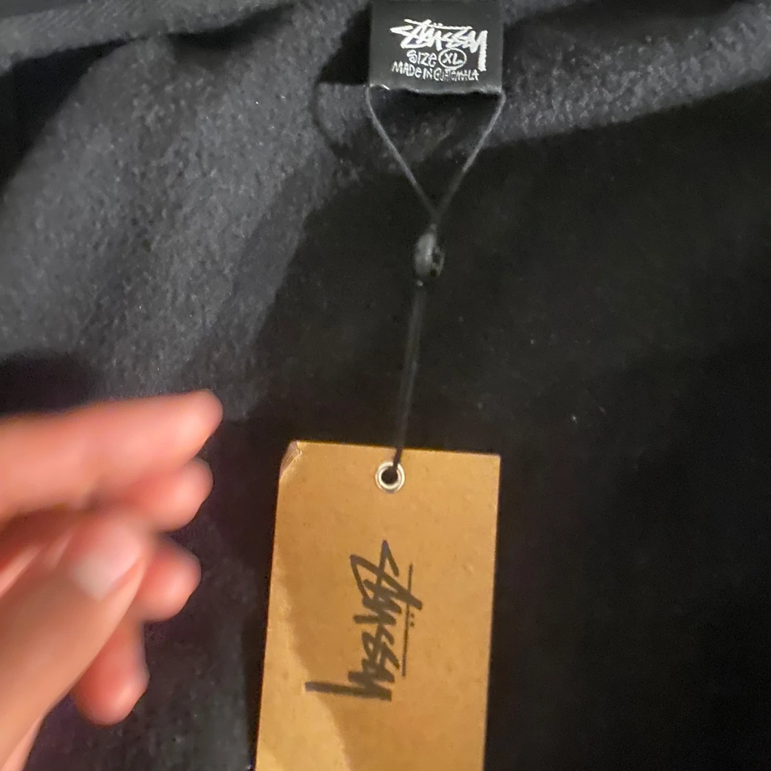 Svart hoodie från Stüssy - 92