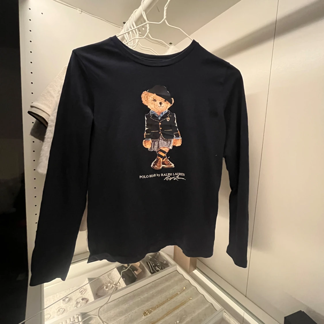 Mörk blå långärmad tröja från Ralph Lauren