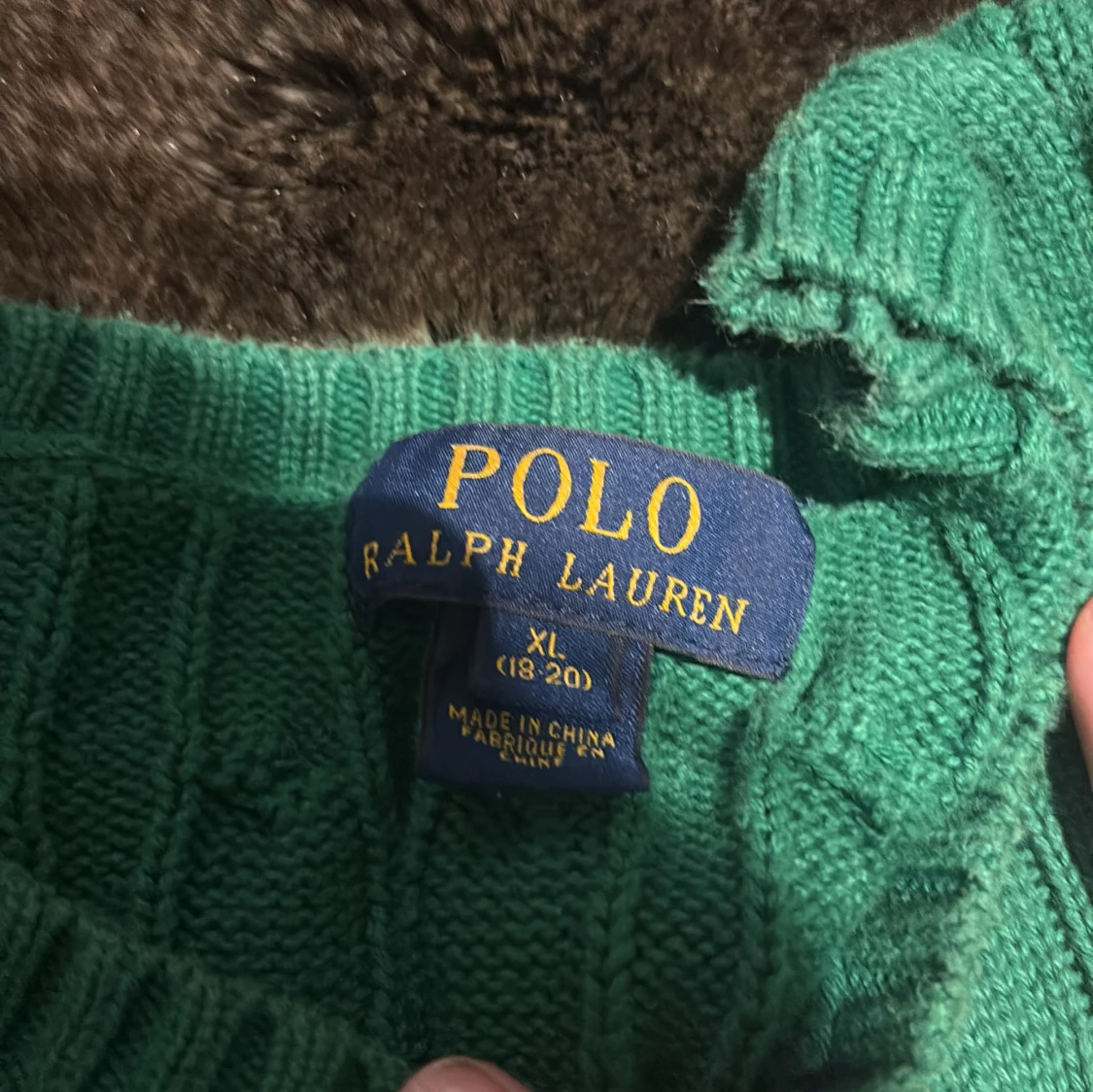 Grön stickad tröja från Polo Ralph Lauren - 91