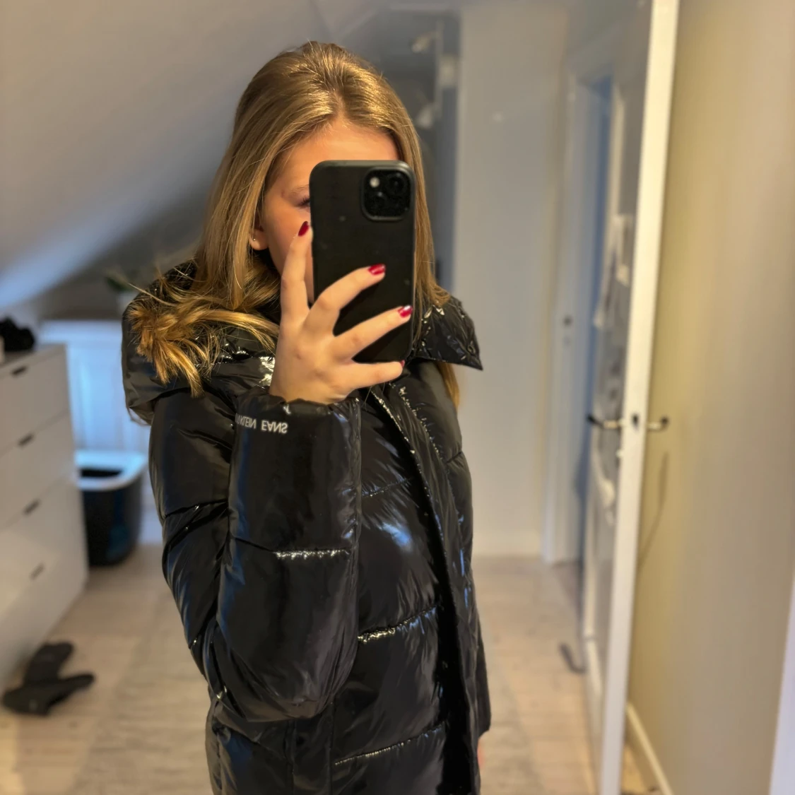  Calvin Klein glansig pufferjacka - 92