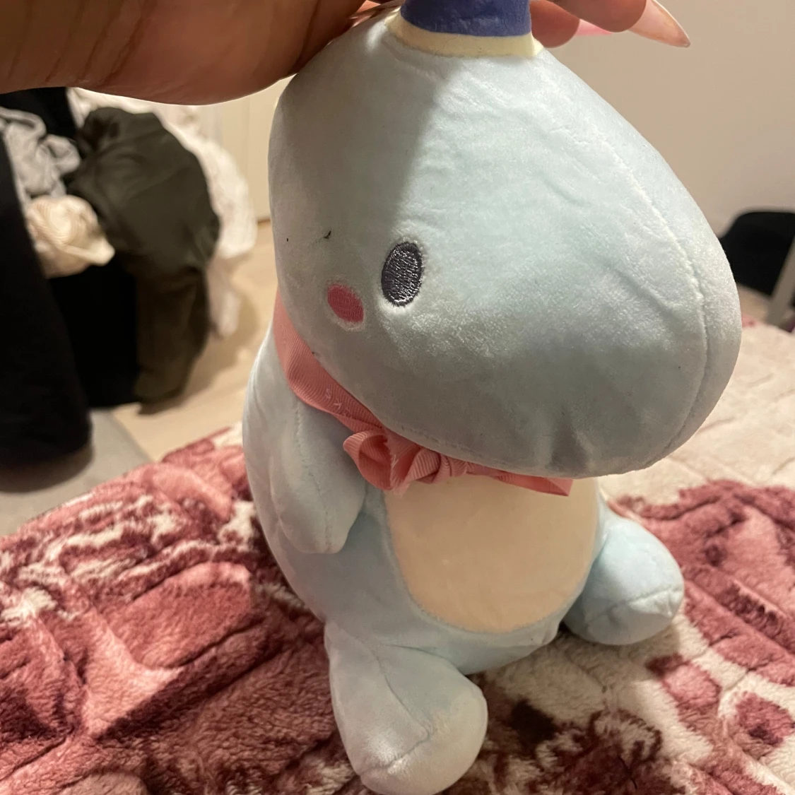 Blå enhörningsmjukisdjur från Momoco - 93