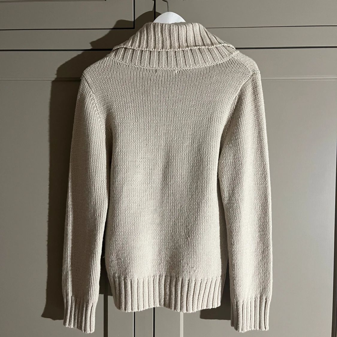 Filippa K Beige stickad kofta  - 91