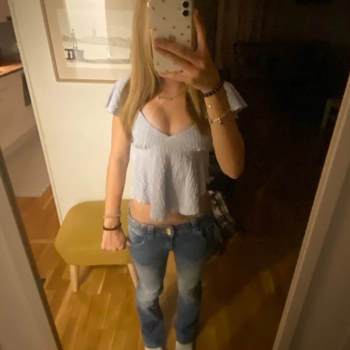 Söt baby blå topp från Gina!💕