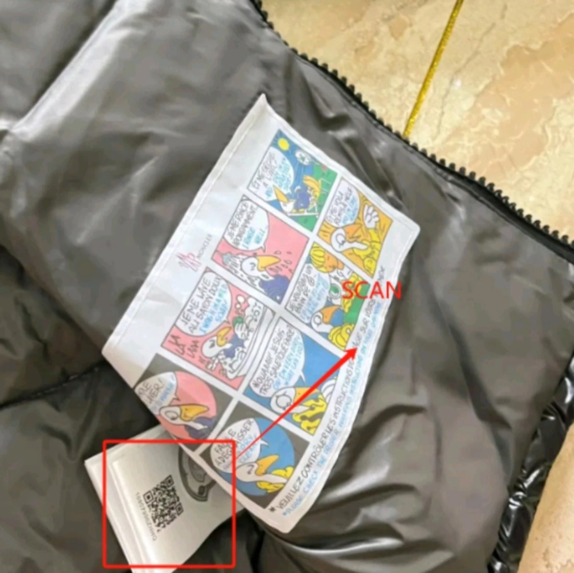 Svart pufferjacka från Moncler - 92