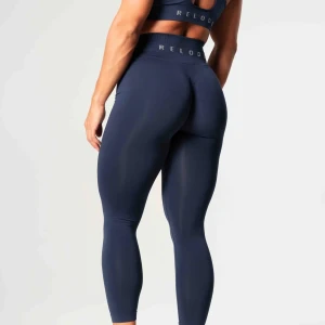 Relode Prime Scrunch Tights- Blå - Blå träningstights med scrunch från Relode. Strl XXS. Använda med i fint skick🏋🏼‍♀️🌟