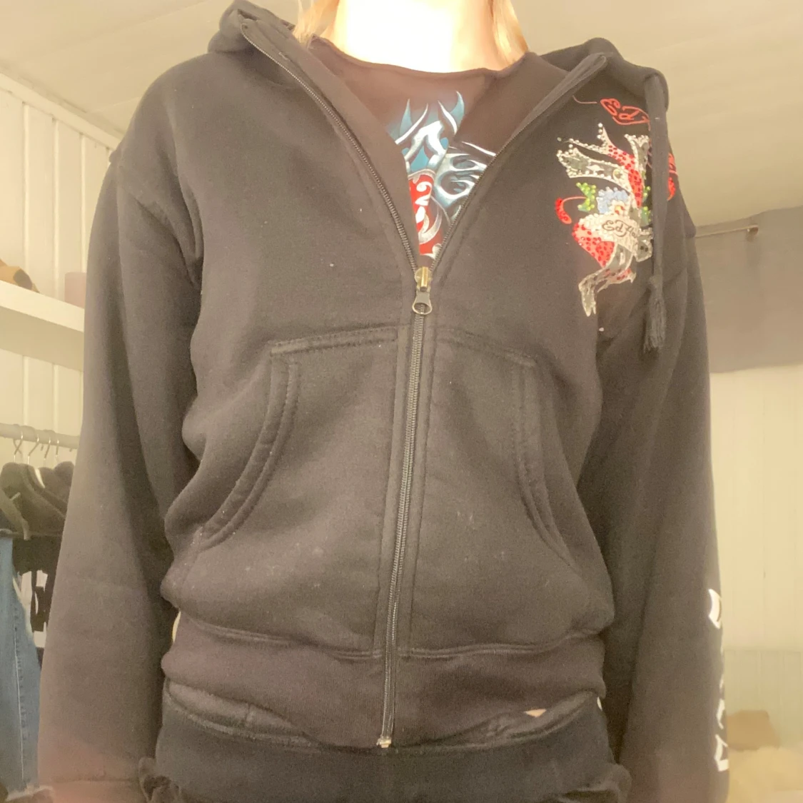Ed Hardy hoodie  - 90