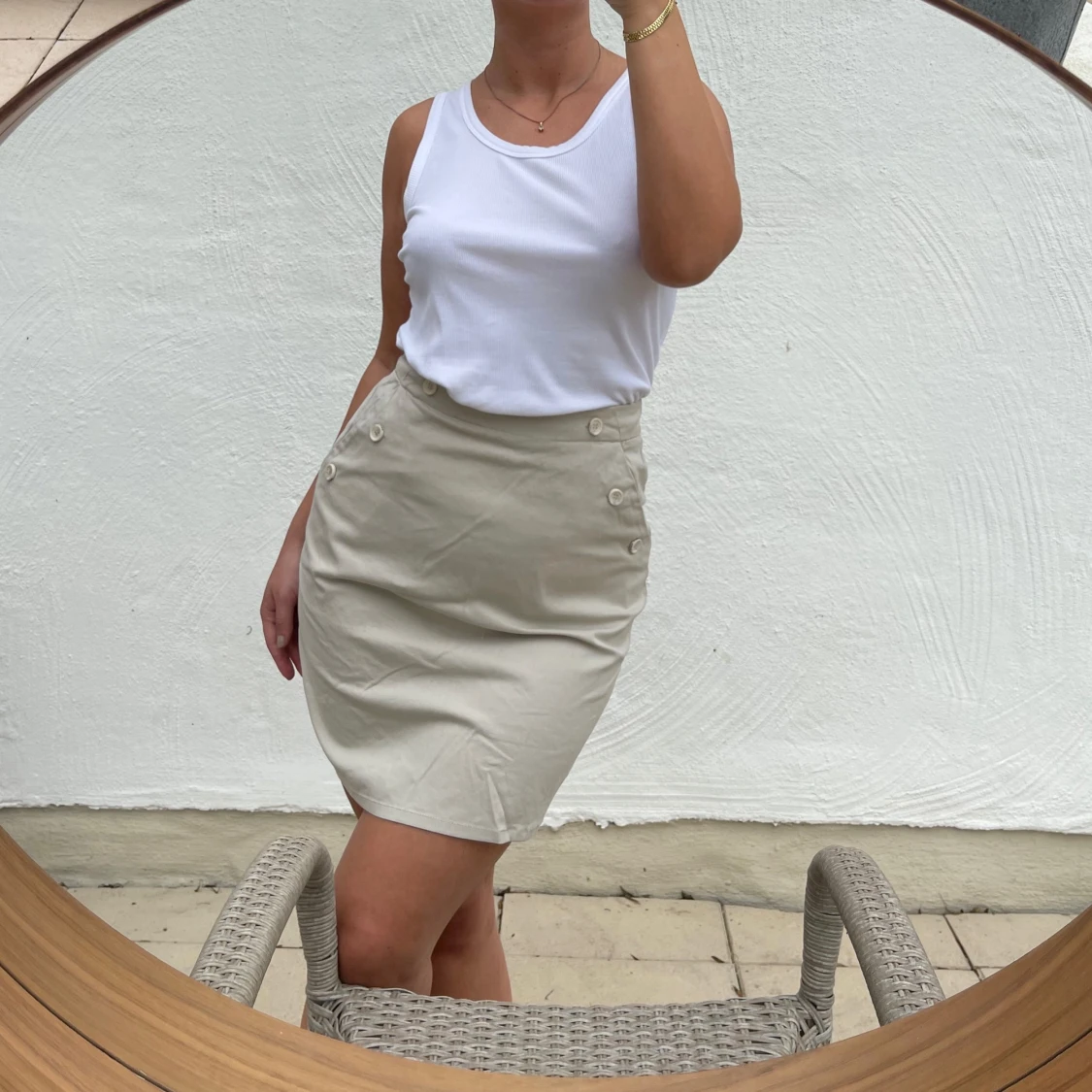 Beige kjol från Polo Ralph Lauren