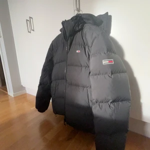 Tommy Hilfiger Vinterjacka - Använde denna jacke lite förra vintern men skulle fortfarande säga att den är i toppskick. Inga defekter alls! Väldigt bra kvalitet och jag tycker att den sitter väldigt bra också! Nypris: ca 2700