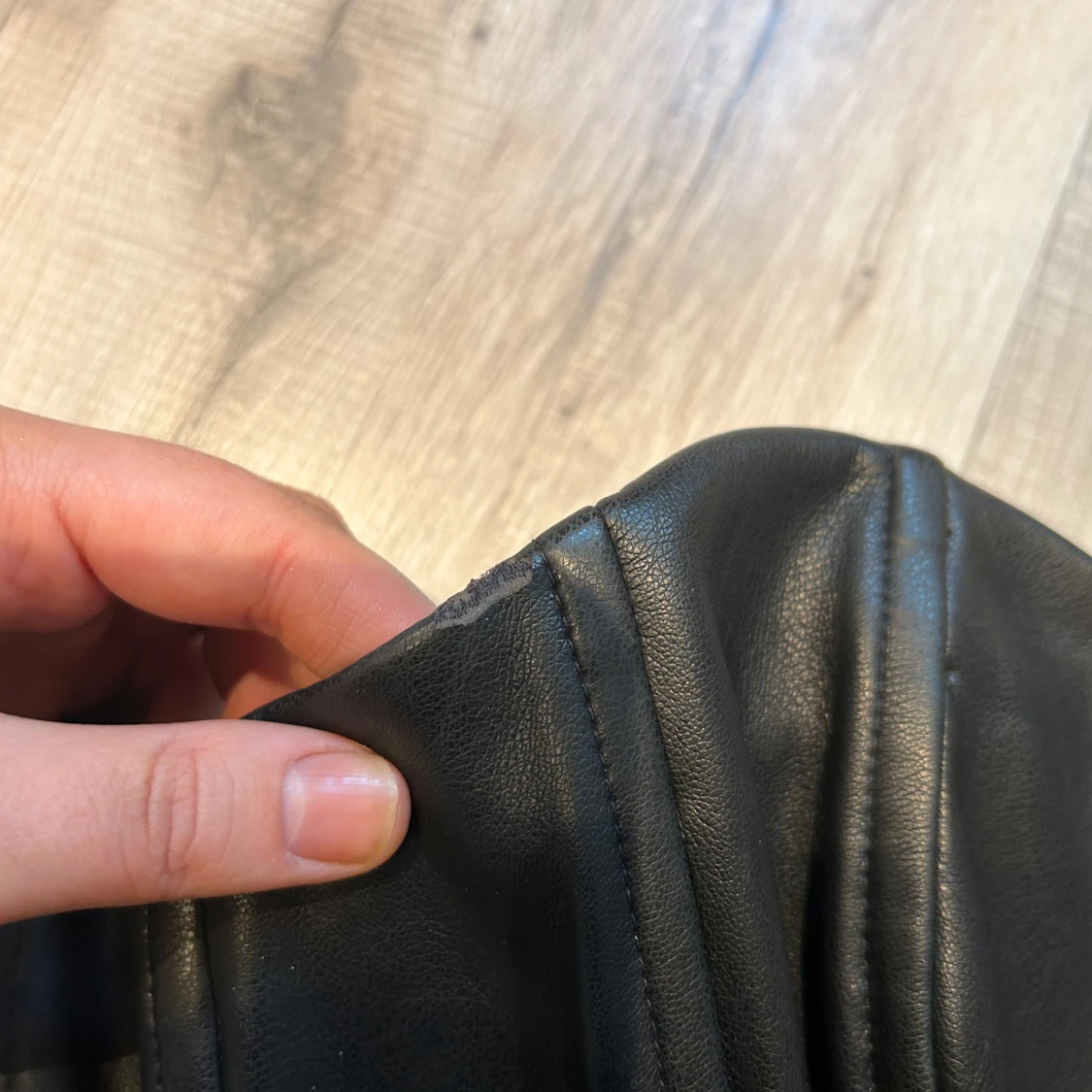 Svart skinntopp från NA-KD X Ida Carlsson - 93