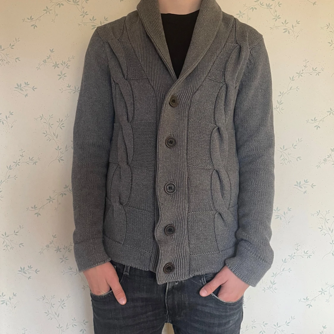 Grå kofta från Tailored Denim