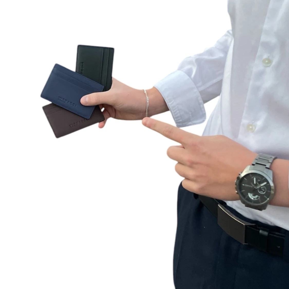 Brun Vionacci korthållare - 90