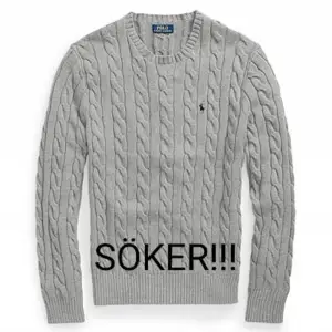 Söker ralph lauren cable knit grå i storlek XS om någon har är der bara kontakta