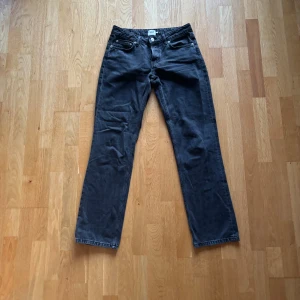 Baggy-jeans - Storlek S Baggy  Lågmidjade  Mörkgråa
