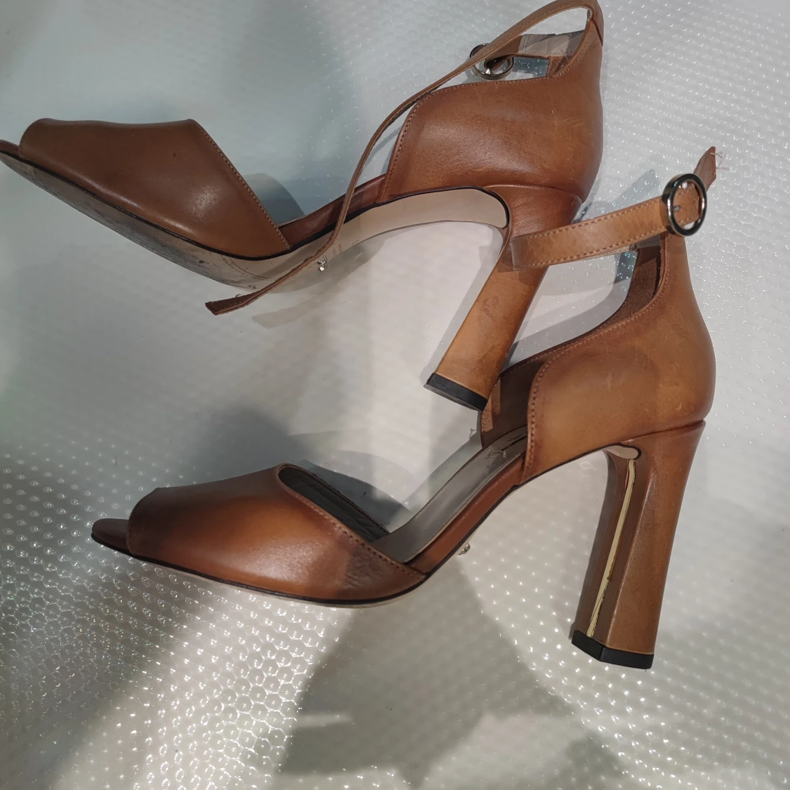 Bruna klackskor från Massimo Dutti - 4