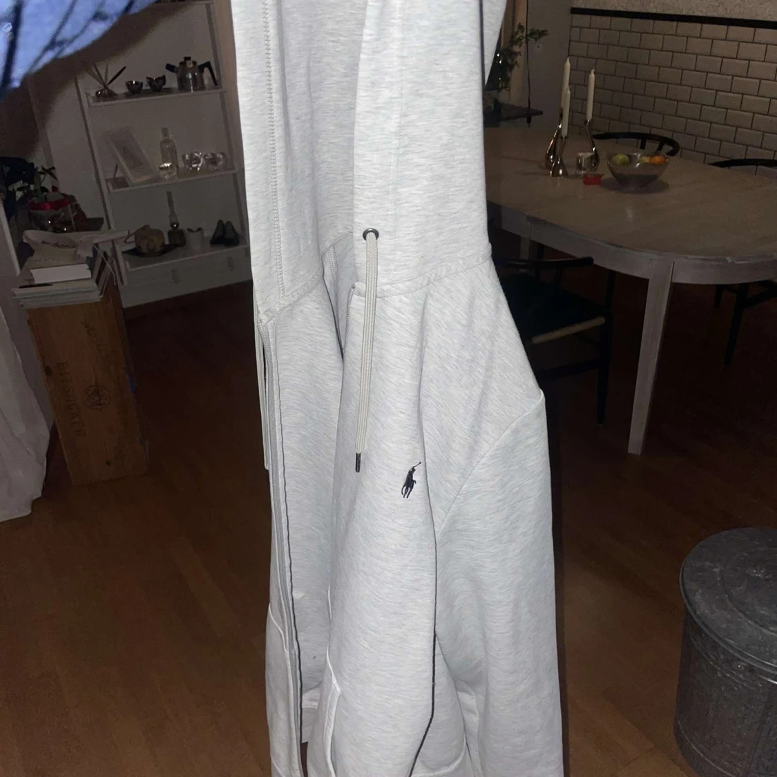 Grå hoodie från Ralph Lauren