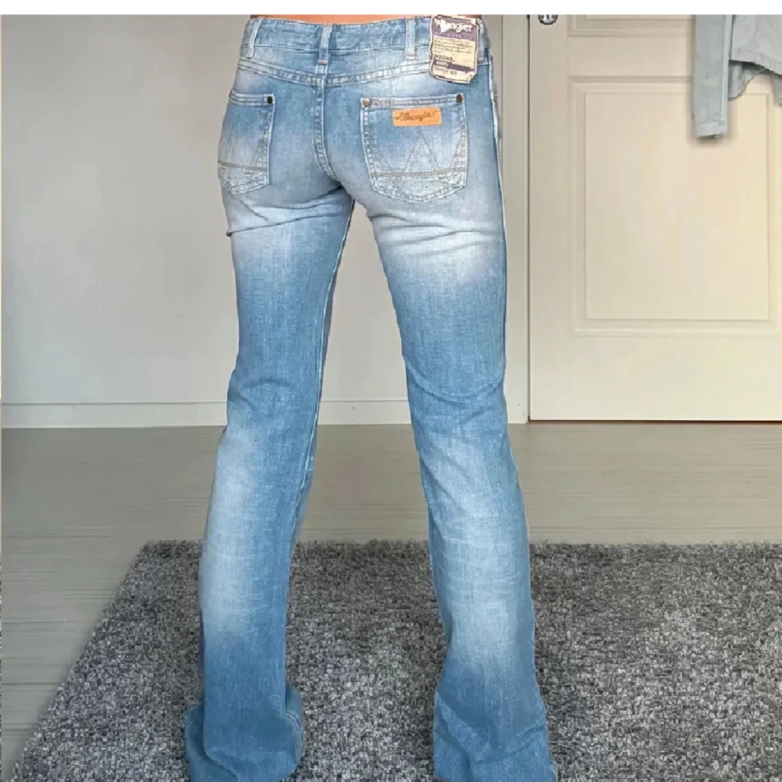 Blå bootcut jeans - 91