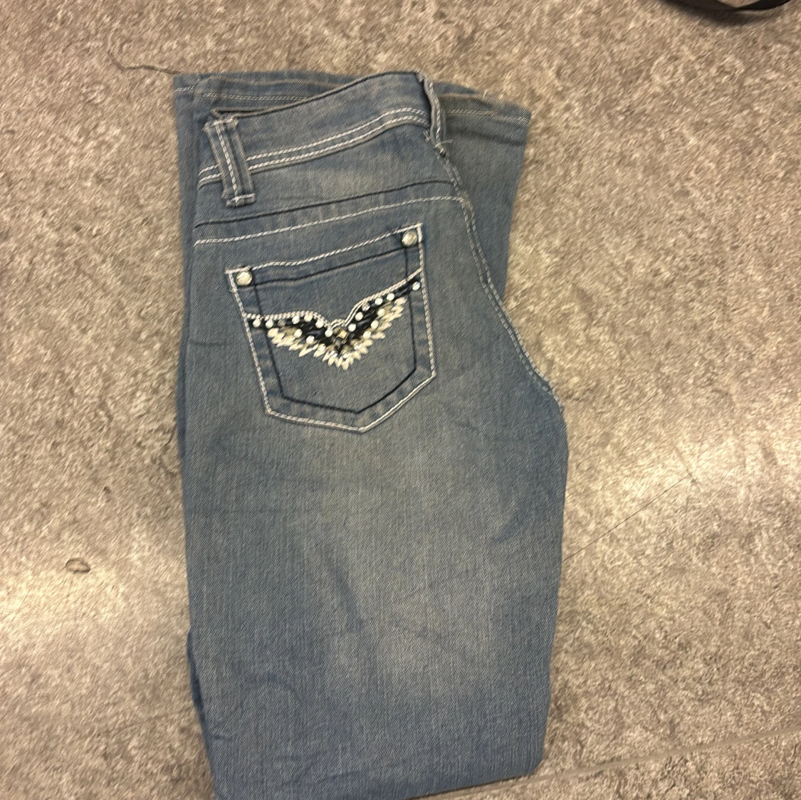 Blå bootcut jeans från Red Rivet - 92