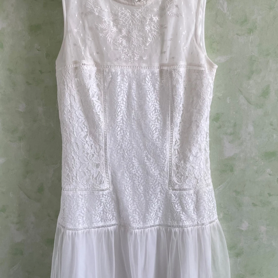 Promod | Miniklänning/sommarklänning/studentklänning | Spets | Vit | Stl. S - 90