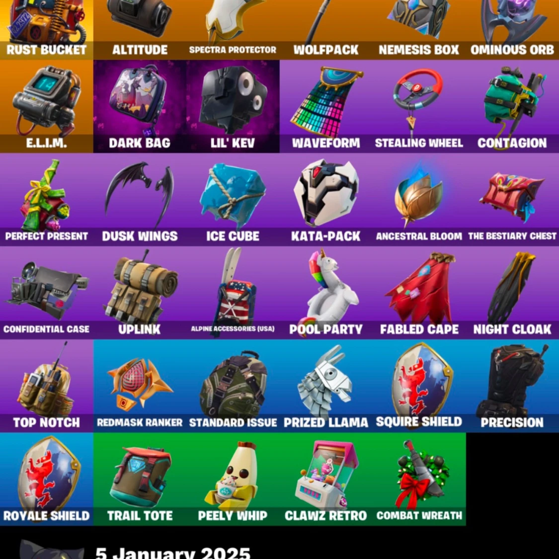Fortnite Skins, Dances, Pickaxes och Gliders - 93