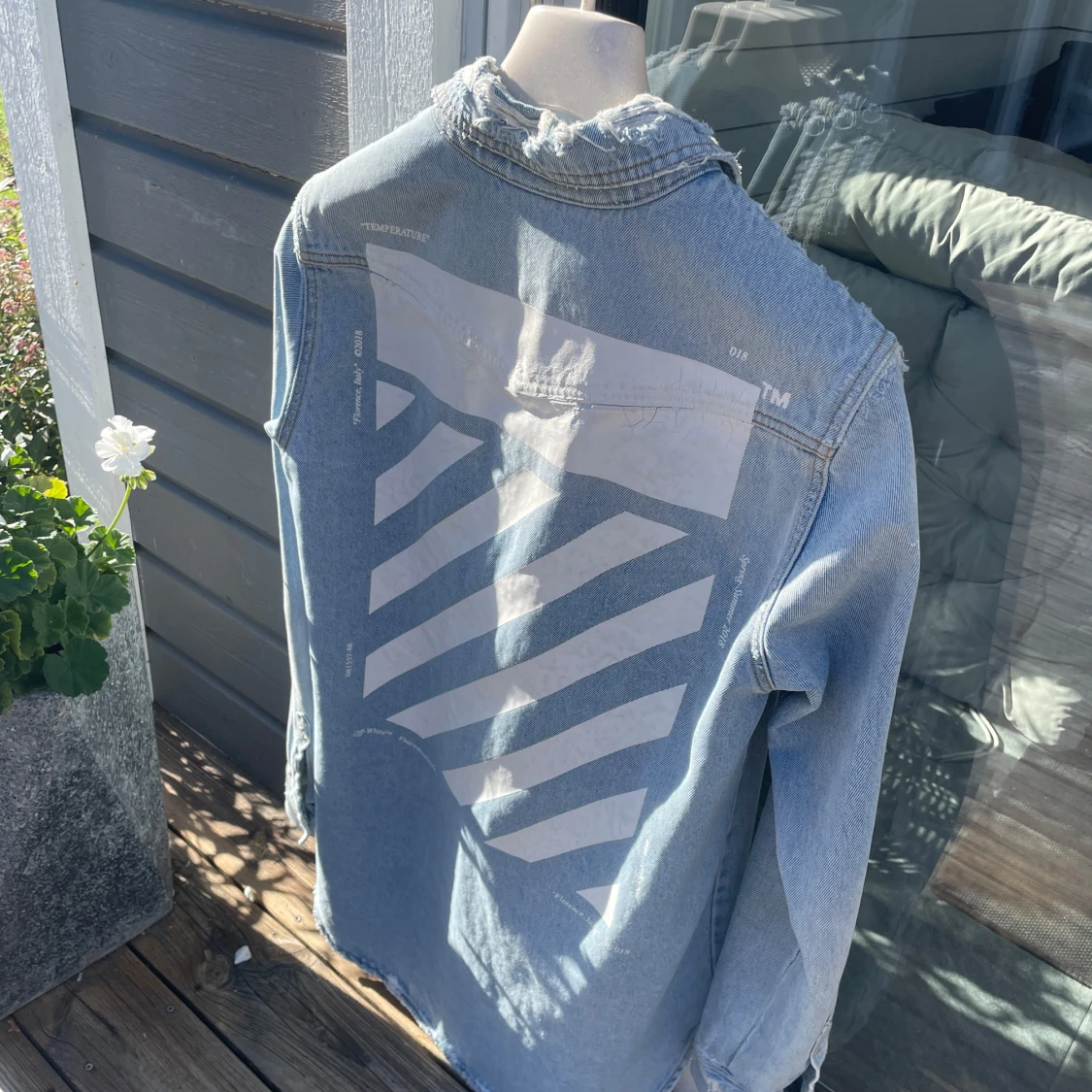 Offwhite temperature denim jacket  - 90