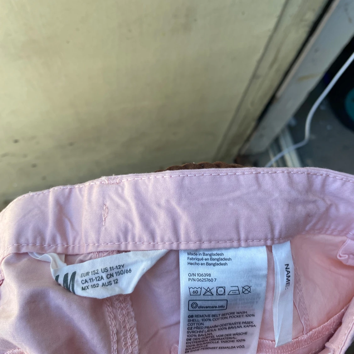 Rosa byxor med snörning - 91