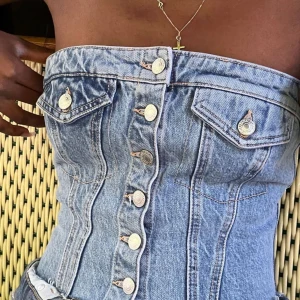  Jeans korset -  Fin korsett från Sara i jeans storlek S! Bild är lånad!🎀🎀🎀