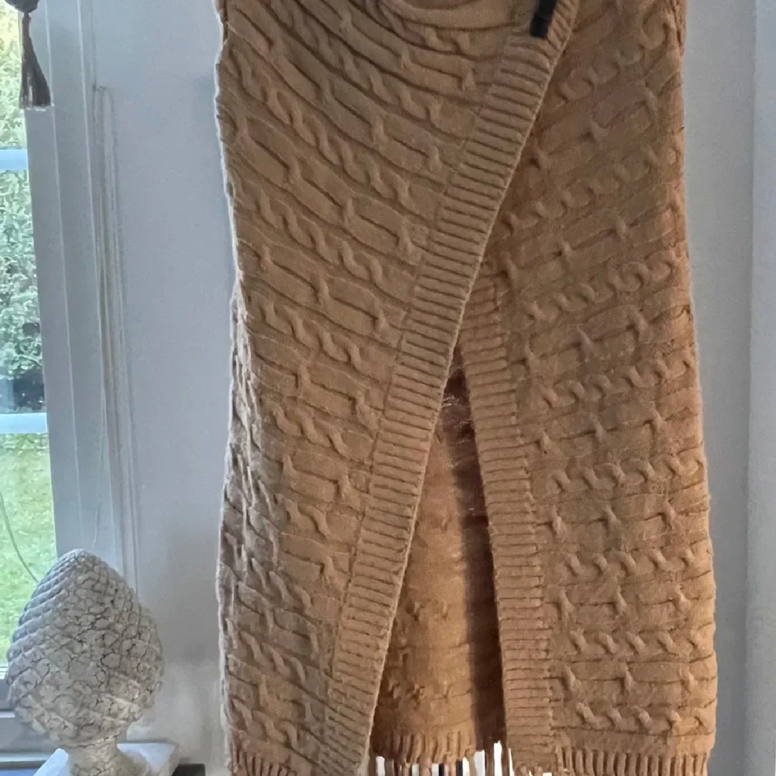 Stickat poncho  - 91