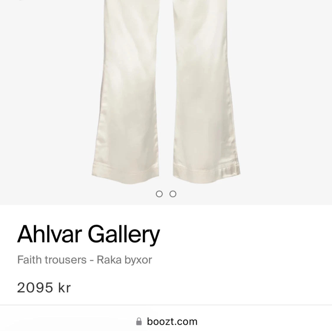 Ahlvar Gallery siden byxor - 2