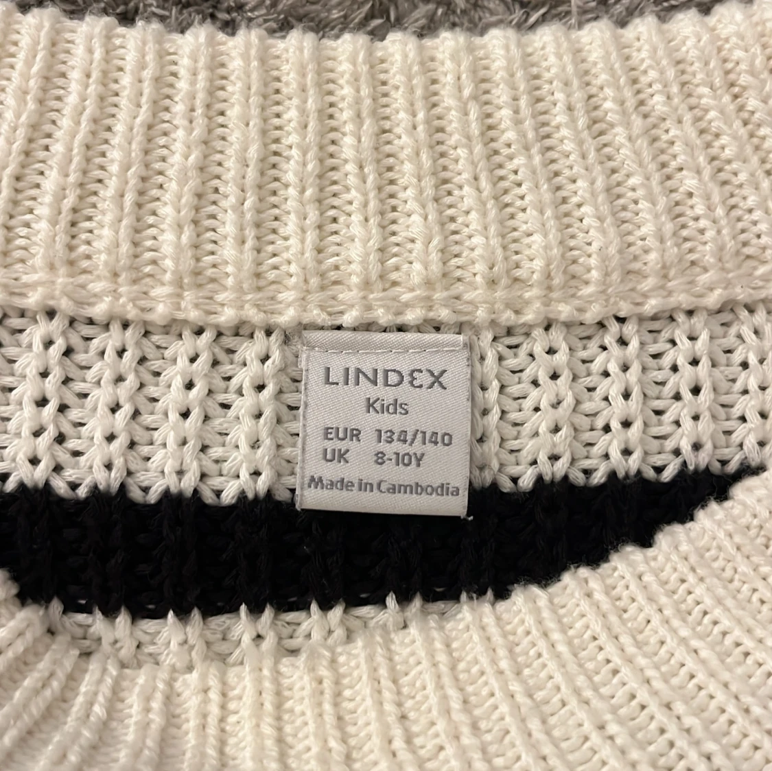 Randig stickad tröja Lindex  - 91