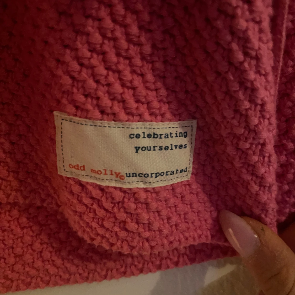 Rosa stickad jacka från Odd Molly - 91