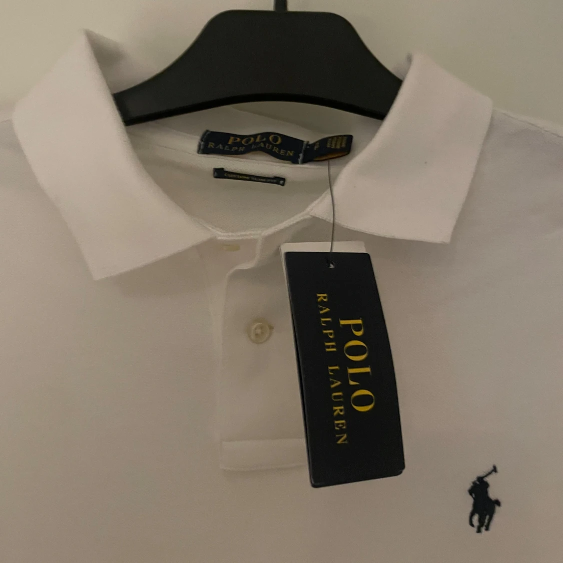 Vit pikétröja Ralph Lauren - 90