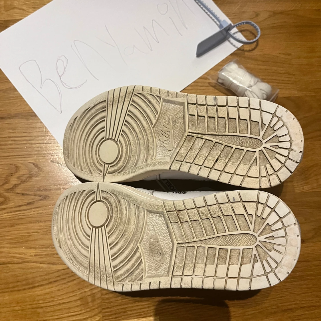 Jordan 1 off white high euro us 7.5 - 92