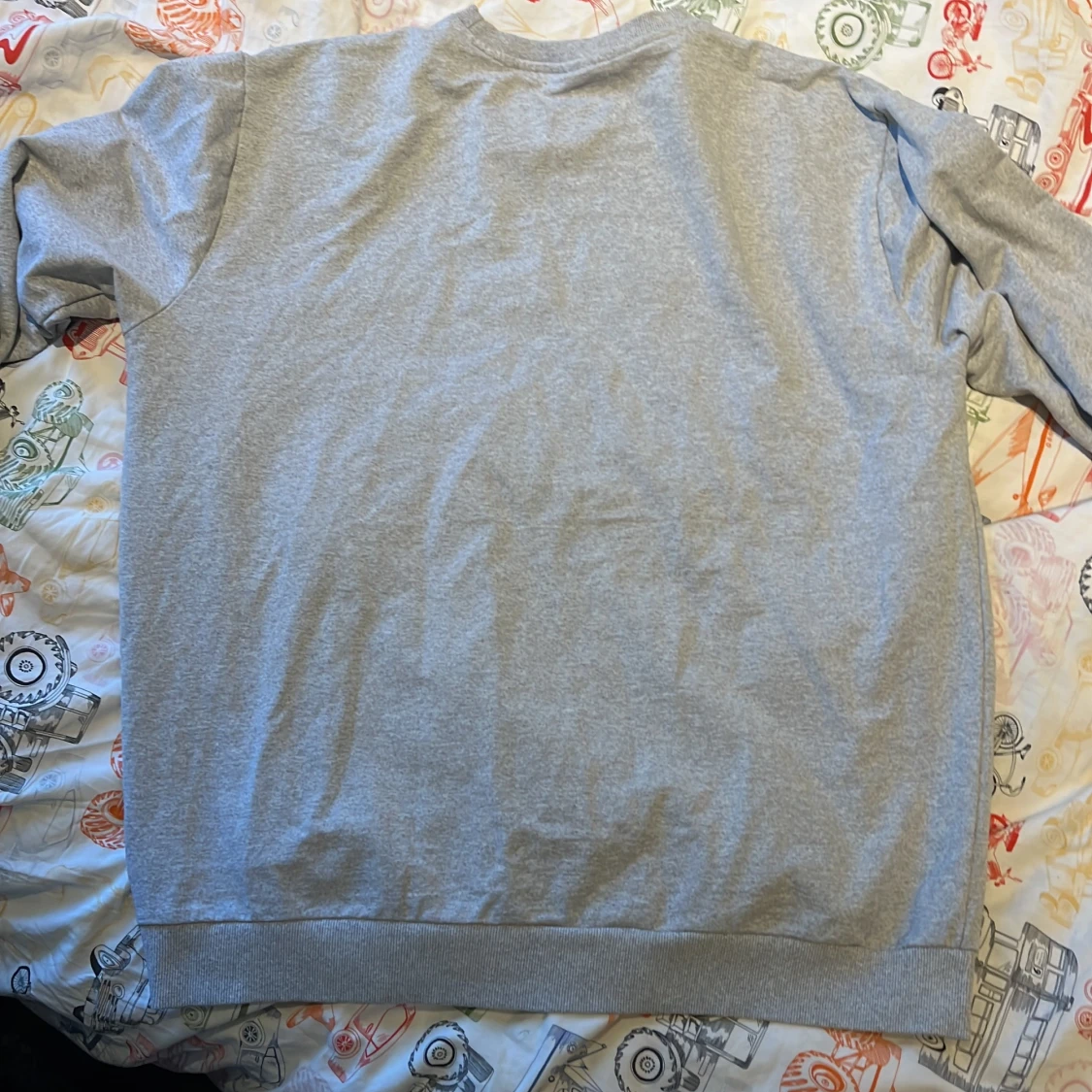 Grå sweatshirt med Coca-Cola-tryck - 90