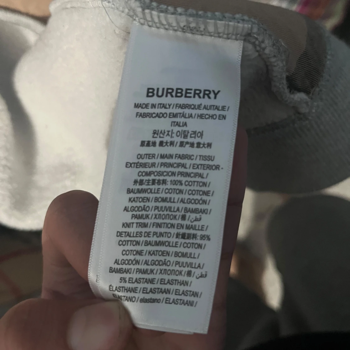 Grå hoodie från Burberry - 91