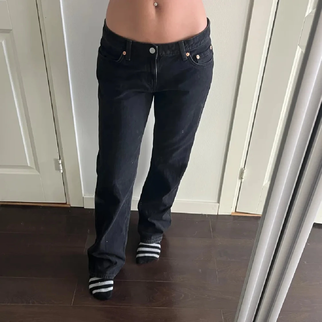 Lågmidjade jeans
