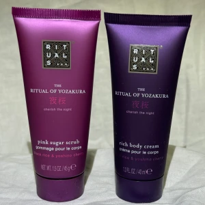 Nya! Rituals Yozakura limited edition  - Body lotion och body scrub i limited edition Yozakura från rituals. 45gr/40ml