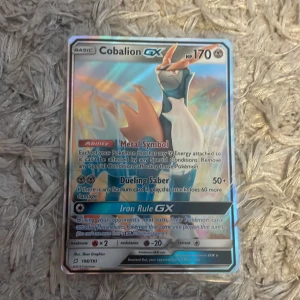 Ett cobalion gx kort - Kortet är som ett nytt kort, jättebra skick