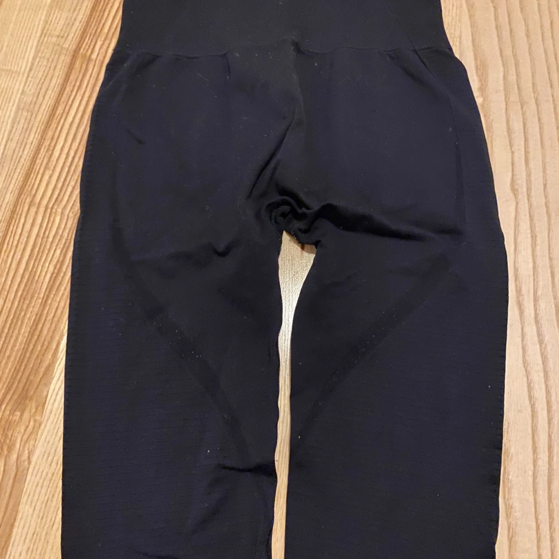 Svarta leggings med dragkedja - 91