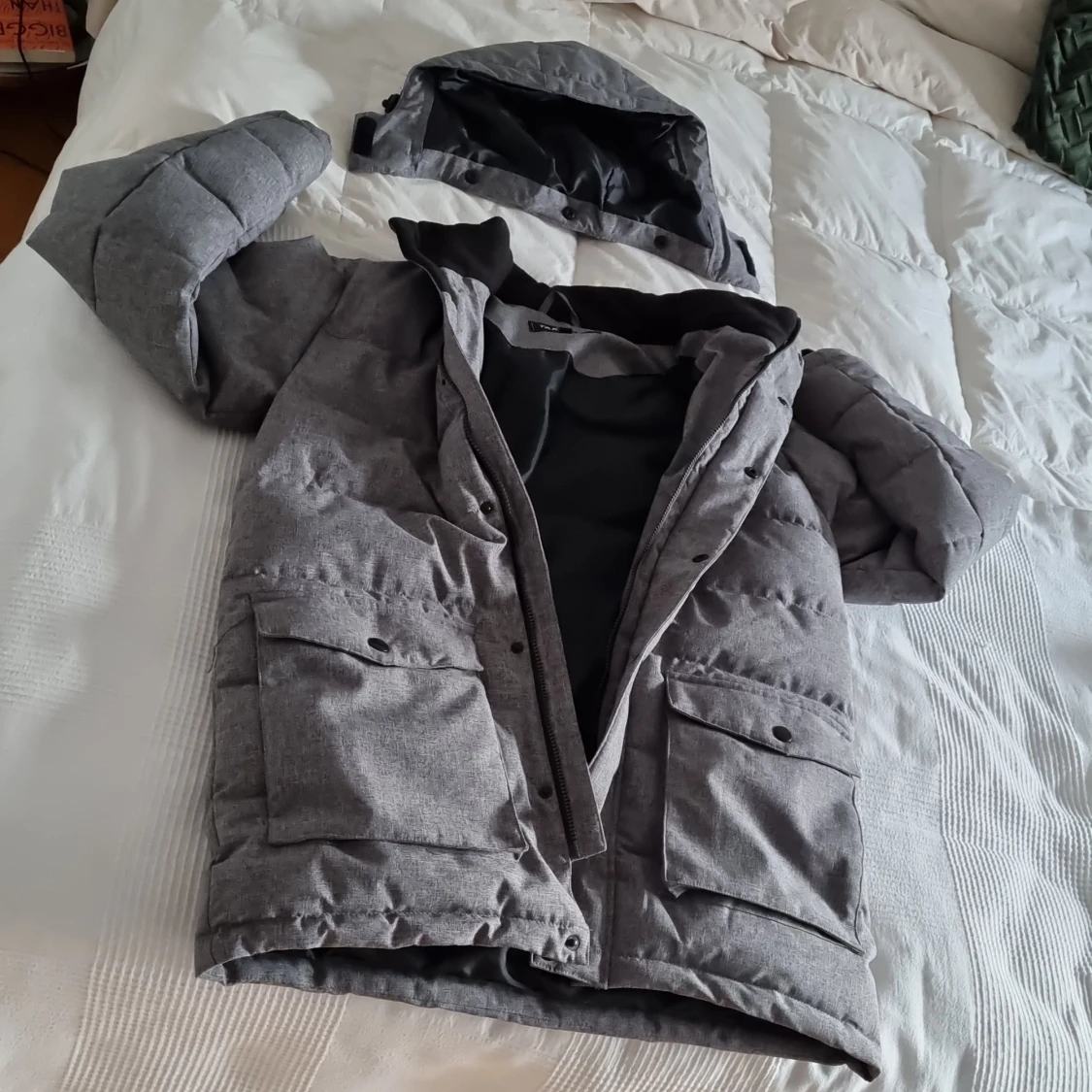 Grå pufferjacka från Take Off - 93