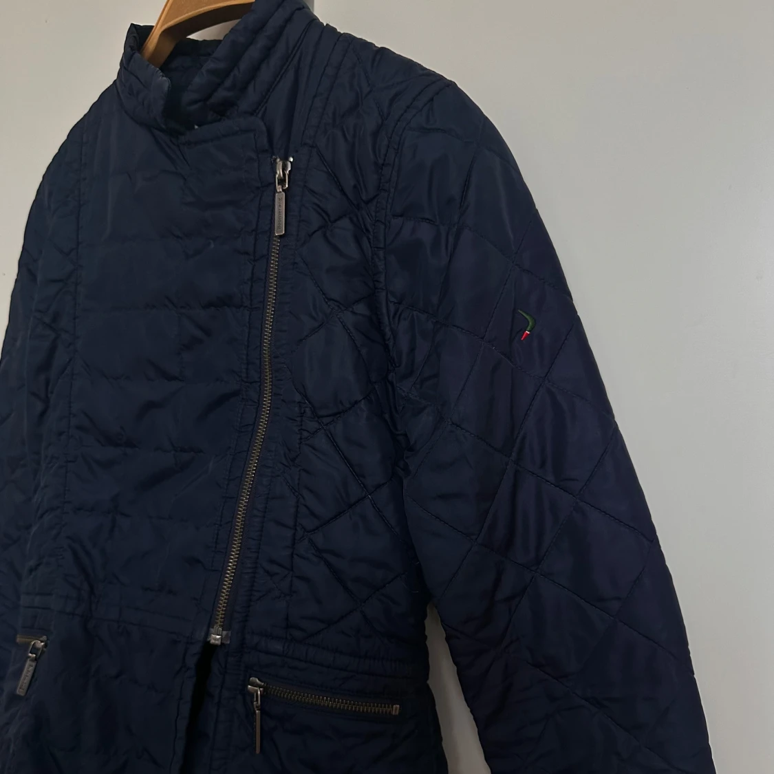 Marinblå boomerang jacka - 1