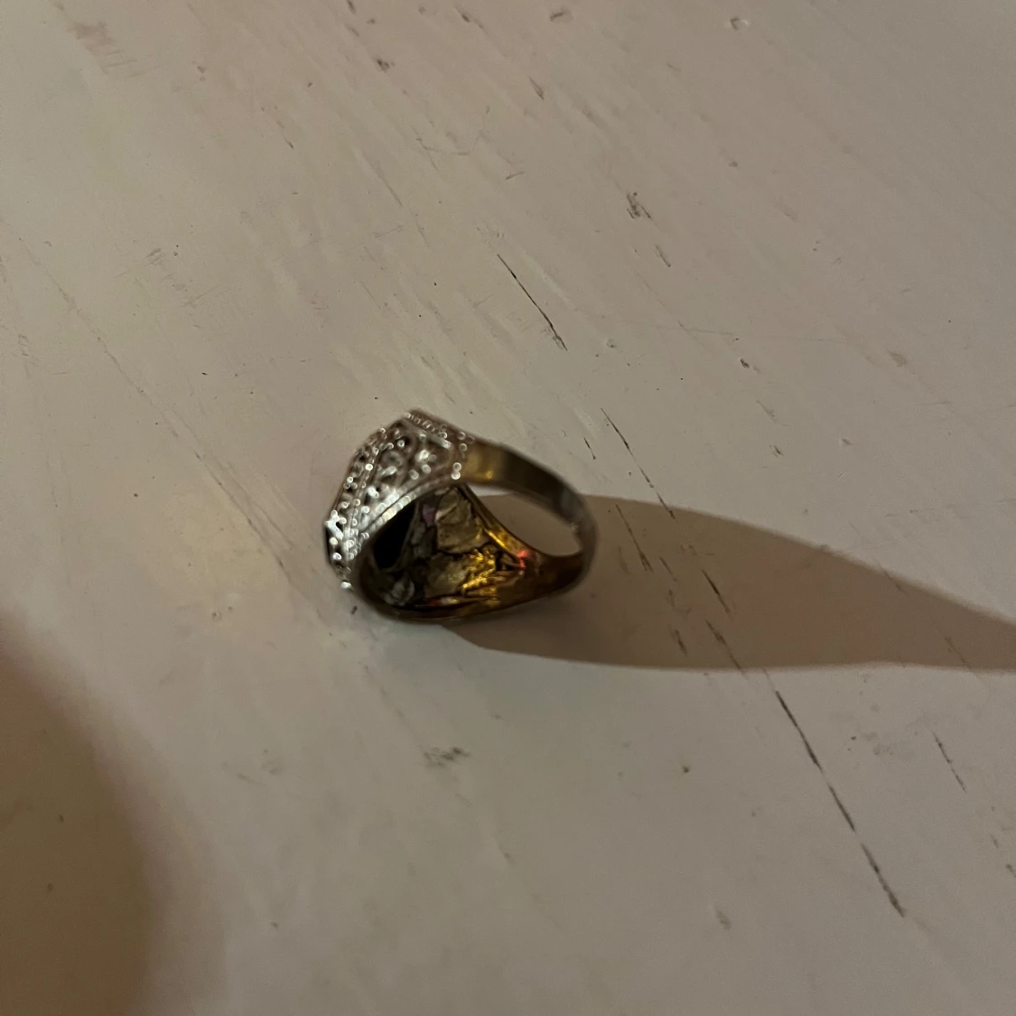 Chunky silverring - 91